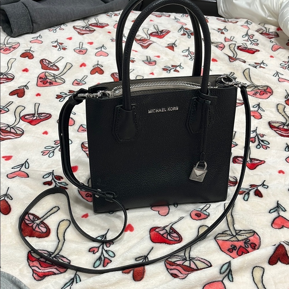 Michael Kors Black Leather Handbag